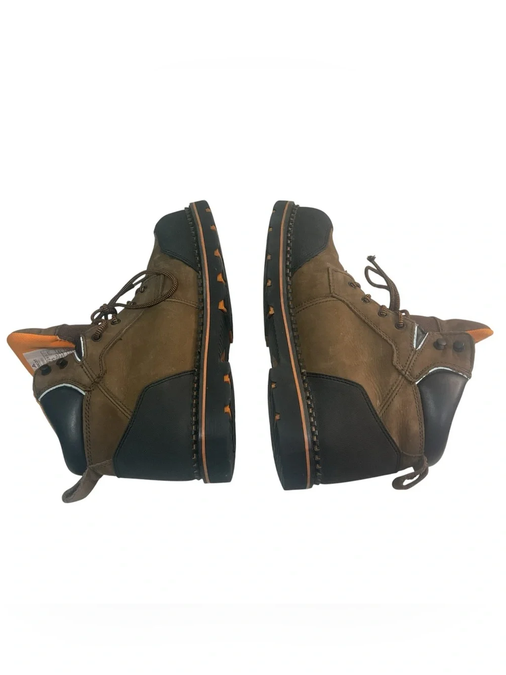 Ridgecut RCT002TS Men’s Waterproof Steel Toe Work Boots Brown Leather Size 11 W